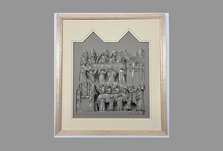 Disegno donato al Papa